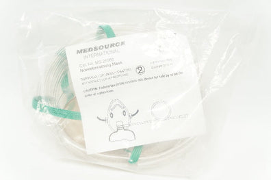Medsource MS-25060 Nonrebreathing Mask, Adult